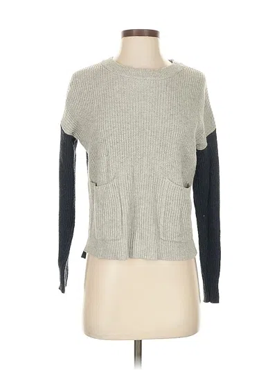 Pre-owned Madewell Pullover Sweater In Gray