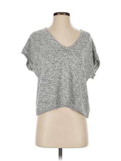 Pre-owned Madewell Pullover Sweater In Gray