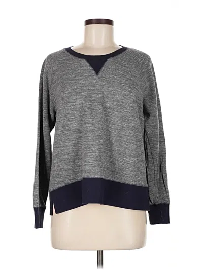 Pre-owned Madewell Pullover Sweater In Gray