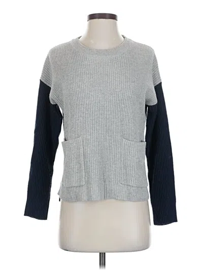 Pre-owned Madewell Pullover Sweater In Gray