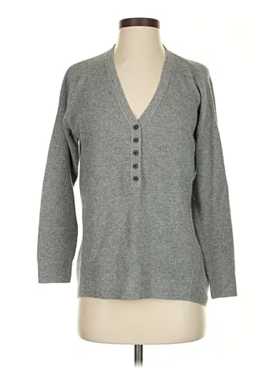 Pre-owned Madewell Pullover Sweater In Gray