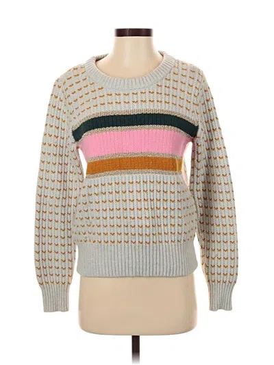 Pre-owned Madewell Pullover Sweater In Gray