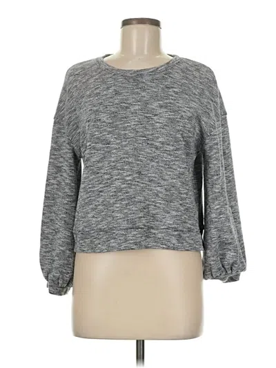 Pre-owned Madewell Pullover Sweater In Gray