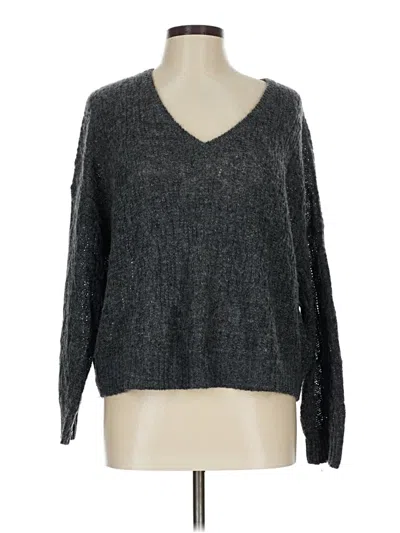 Pre-owned Madewell Pullover Sweater In Gray