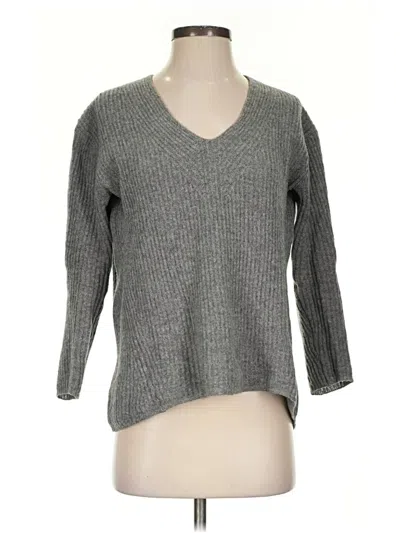 Pre-owned Madewell Pullover Sweater In Gray