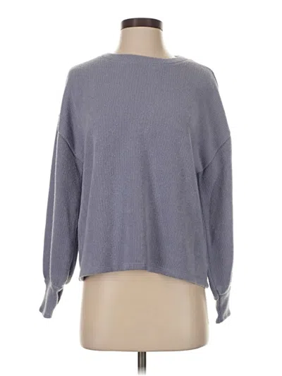 Pre-owned Madewell Pullover Sweater In Gray