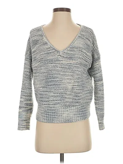 Pre-owned Madewell Pullover Sweater In Gray