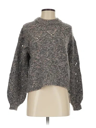 Pre-owned Madewell Pullover Sweater In Gray