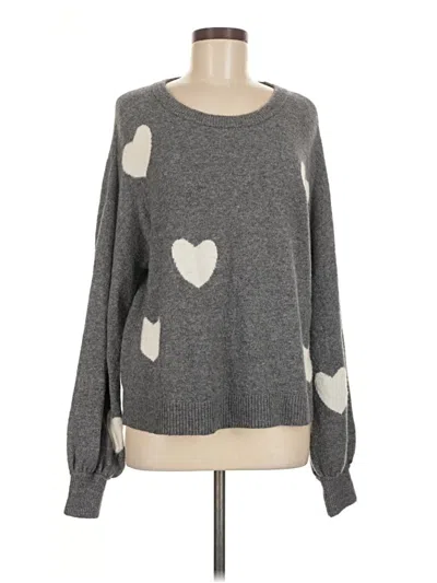 Pre-owned Madewell Pullover Sweater In Gray