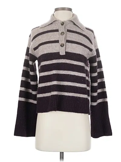 Pre-owned Madewell Pullover Sweater In Gray