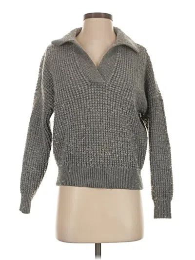 Pre-owned Madewell Pullover Sweater In Gray