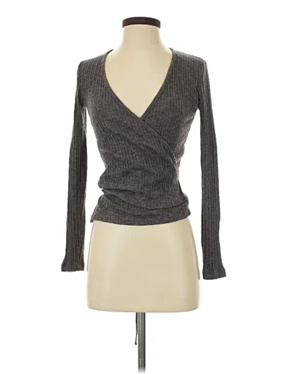 Pre-owned Madewell Pullover Sweater In Gray