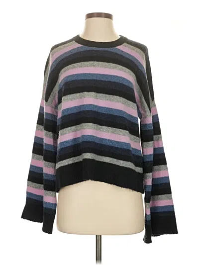 Pre-owned Madewell Pullover Sweater In Gray