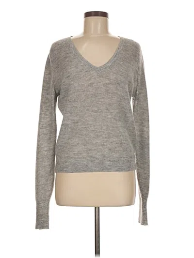 Pre-owned Madewell Pullover Sweater In Gray