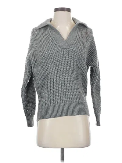 Pre-owned Madewell Pullover Sweater In Gray