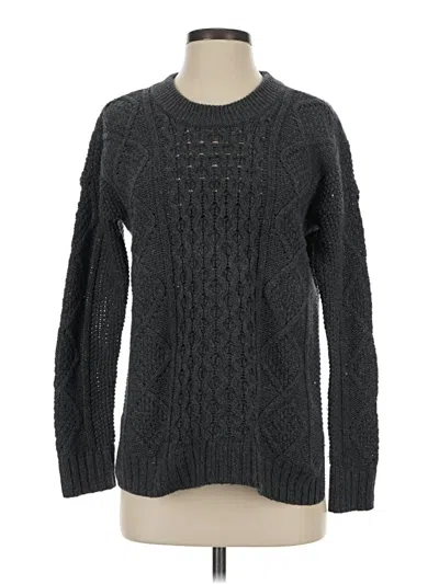Pre-owned Madewell Pullover Sweater In Gray