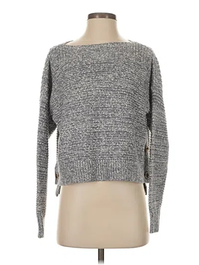 Pre-owned Madewell Pullover Sweater In Gray