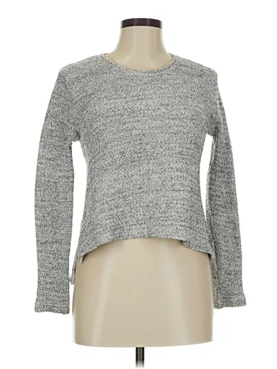 Pre-owned Madewell Pullover Sweater In Gray