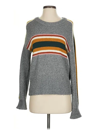 Pre-owned Madewell Pullover Sweater In Gray