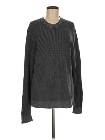 Pre-owned Madewell Pullover Sweater In Gray