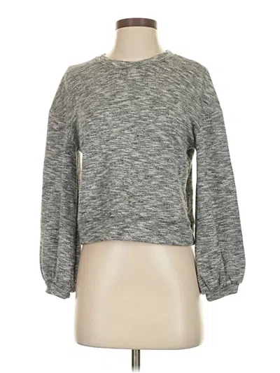 Pre-owned Madewell Pullover Sweater In Gray