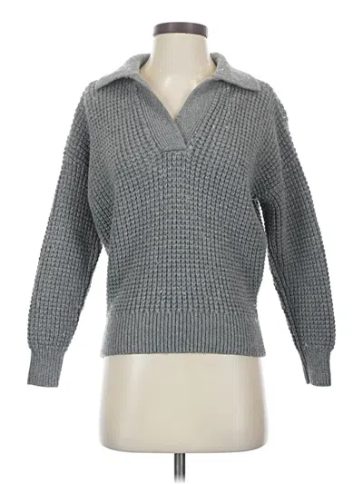 Pre-owned Madewell Pullover Sweater In Gray