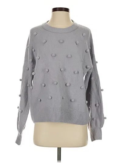 Pre-owned Madewell Pullover Sweater In Gray