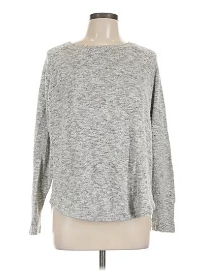 Pre-owned Madewell Pullover Sweater In Gray