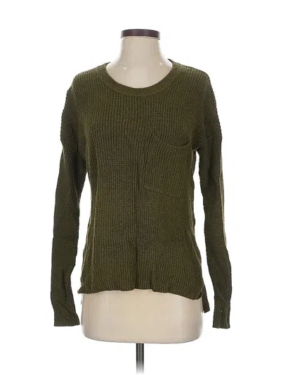 Pre-owned Madewell Pullover Sweater In Green