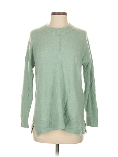 Pre-owned Madewell Pullover Sweater In Green