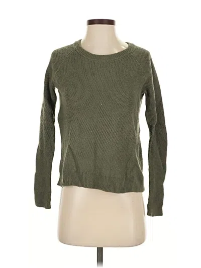 Pre-owned Madewell Pullover Sweater In Green