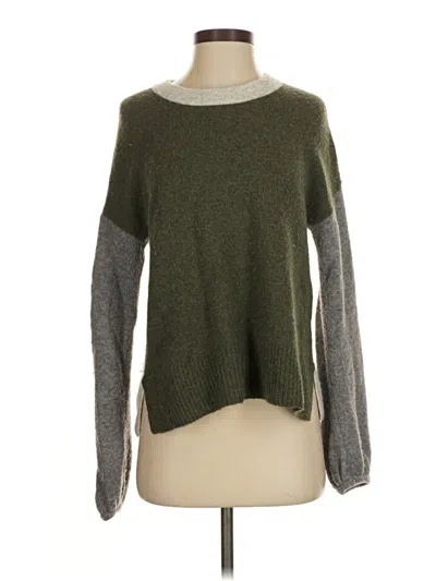Pre-owned Madewell Pullover Sweater In Green