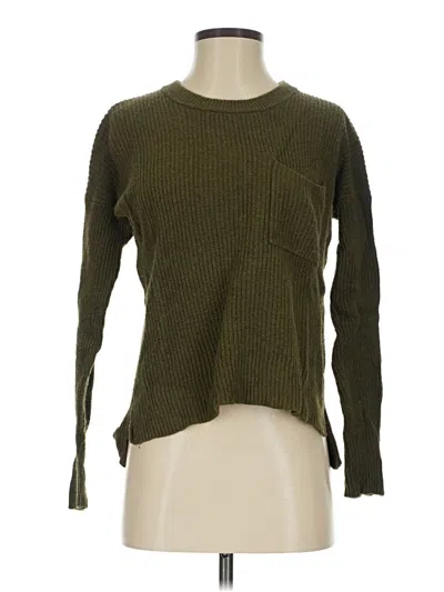 Pre-owned Madewell Pullover Sweater In Green