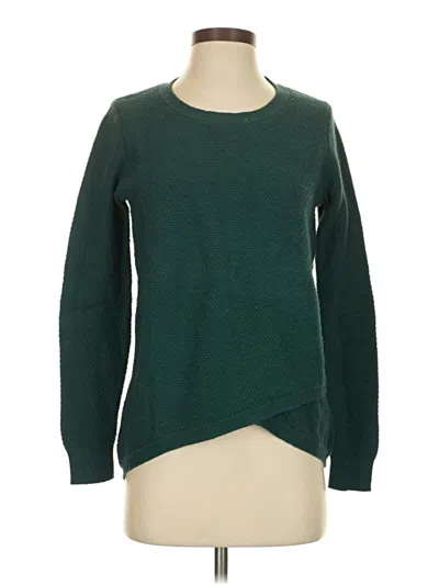 Pre-owned Madewell Pullover Sweater In Green