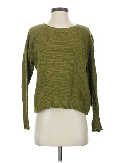 Pre-owned Madewell Pullover Sweater In Green