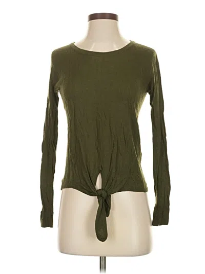 Pre-owned Madewell Pullover Sweater In Green