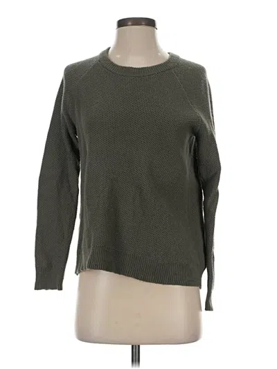 Pre-owned Madewell Pullover Sweater In Green