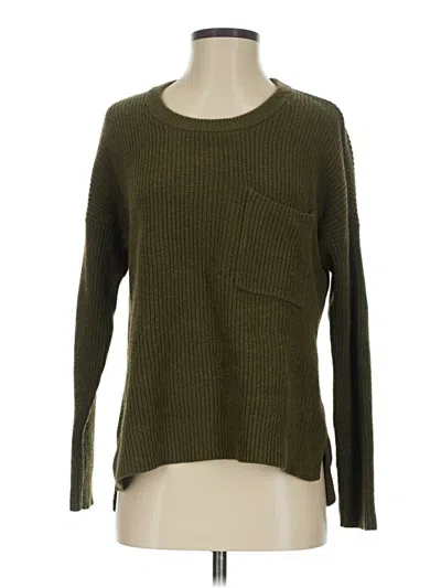 Pre-owned Madewell Pullover Sweater In Green