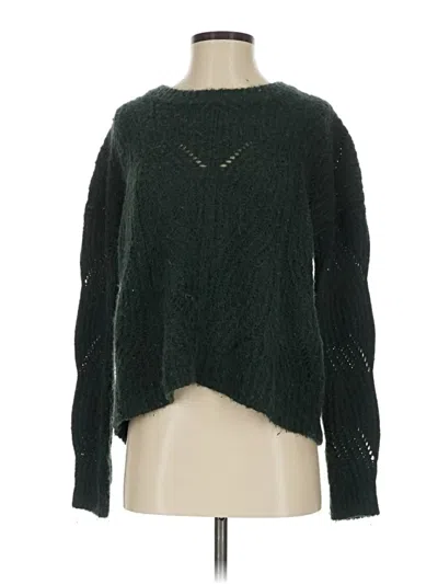 Pre-owned Madewell Pullover Sweater In Green