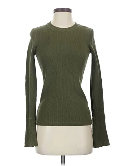 Pre-owned Madewell Pullover Sweater In Green