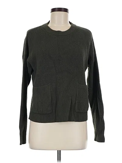 Pre-owned Madewell Pullover Sweater In Green
