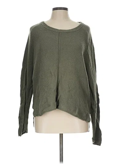 Pre-owned Madewell Pullover Sweater In Green