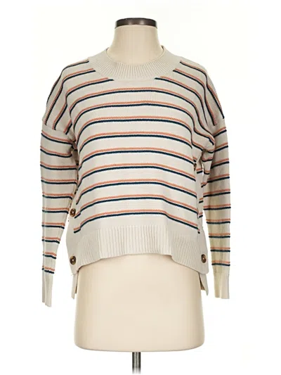 Pre-owned Madewell Pullover Sweater In Ivory