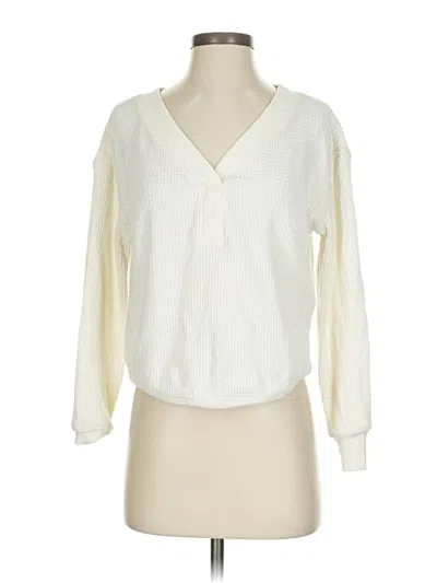 Pre-owned Madewell Pullover Sweater In Ivory