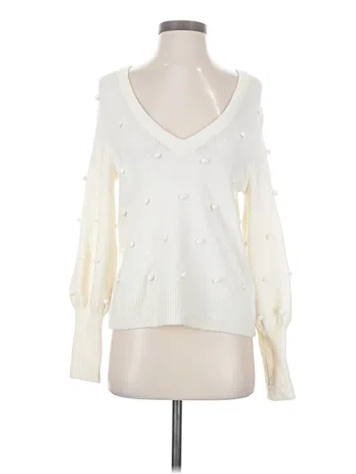 Pre-owned Madewell Pullover Sweater In Ivory