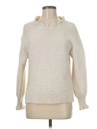 Pre-owned Madewell Pullover Sweater In Ivory