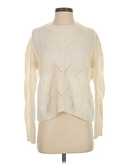 Pre-owned Madewell Pullover Sweater In Ivory