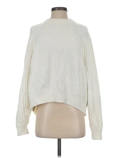 Pre-owned Madewell Pullover Sweater In Ivory