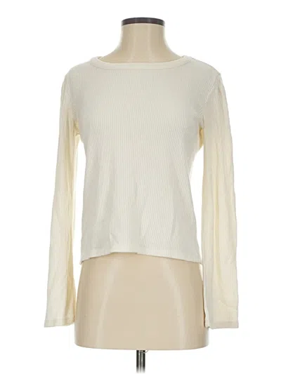 Pre-owned Madewell Pullover Sweater In Ivory