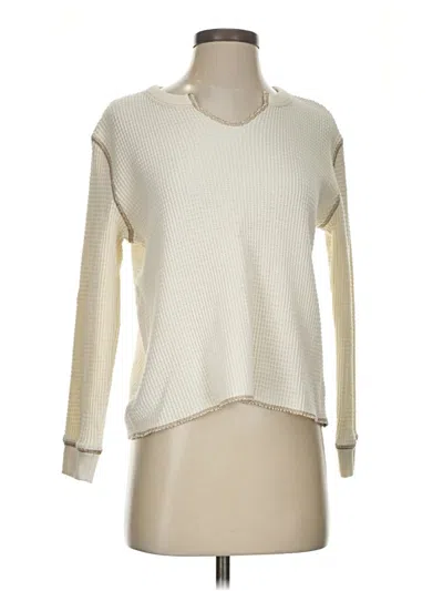 Pre-owned Madewell Pullover Sweater In Ivory